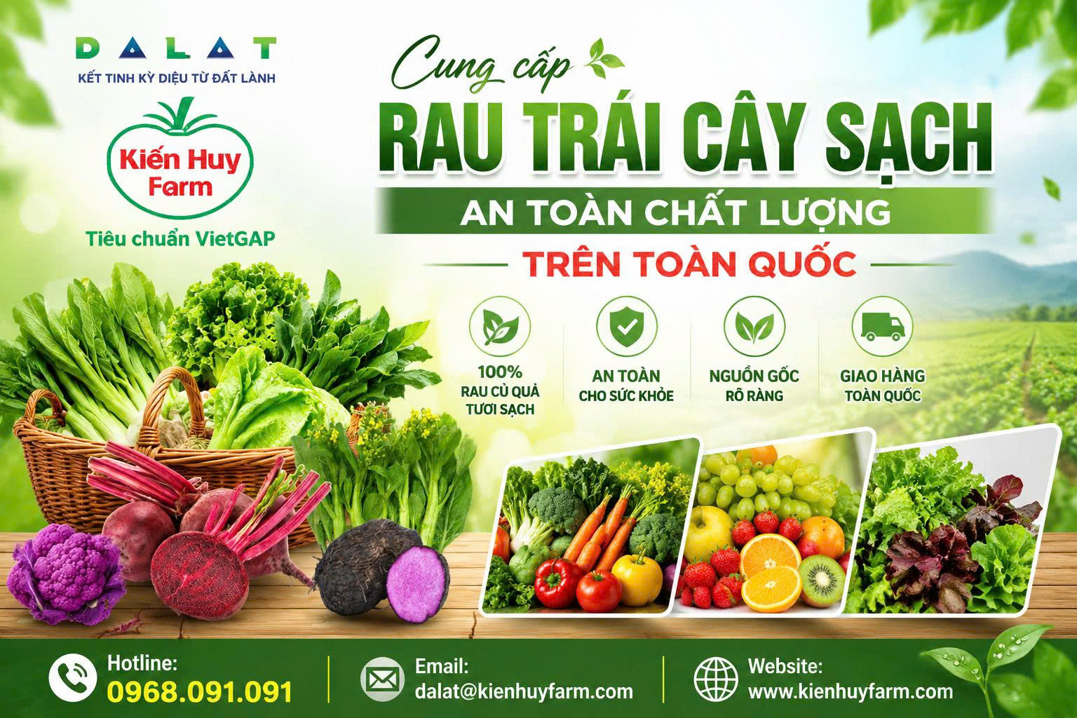 cung cấp rau củ quả sạch